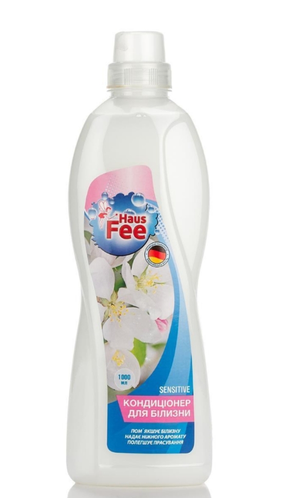 Кондиціонер-ополіскувач для білизни "SENSITIVE" 1000 мл Haus Fee